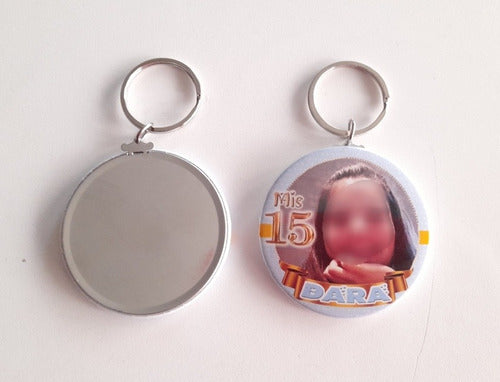 15 Pins Llaveros  Personalizados 56 Mm Souvenirs Iguales 3