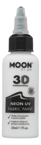 Moon Glow - Neon UV 3D Fabric Paint - White 0