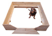 Wooden Pine Dog Whelping Box with Removable Bottom 3