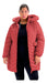 Women's Plus Size Long Jacket Hooded Warm Waterproof 28