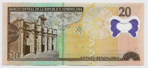 Fk Billete Republica Dominica 20 Pesos 2009 P-182a Polimero. 1