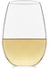 Libbey Signature Kentfield White Wine Glasses without Stem, Set of 4 0