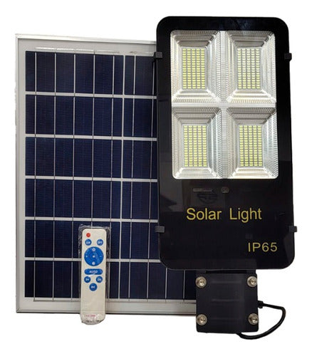 Sanic Pro Luminaria Solar Autonomo 100W Panel Led Alumbrado Publico 0