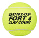 Pelota De Tenis Fort Clay Dunlop Calidad Premium Trex 1