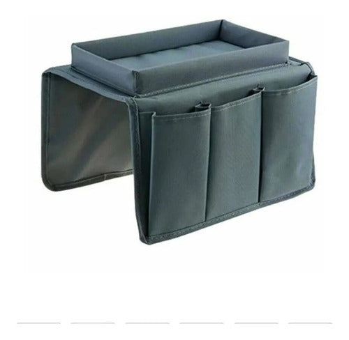 Organizador De Sillon Living P/ Brazo C/ Bolsillos Soportes 4