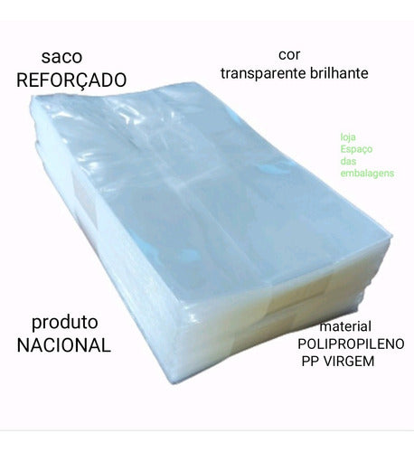 2kg Saco Plástico Celofane Pp 20x40 Kit 440un P/ Presentes 1