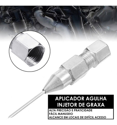 Bico Injetor Graxa Bocal Adaptador Lubrificante Engraxadeira 2