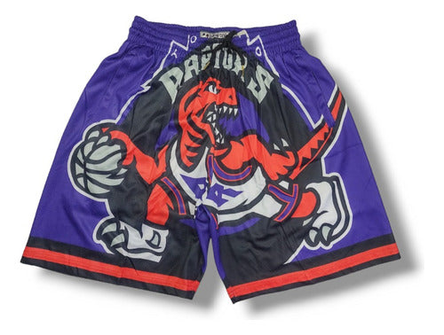 Just Don Short NBA Raptors Violeta 0