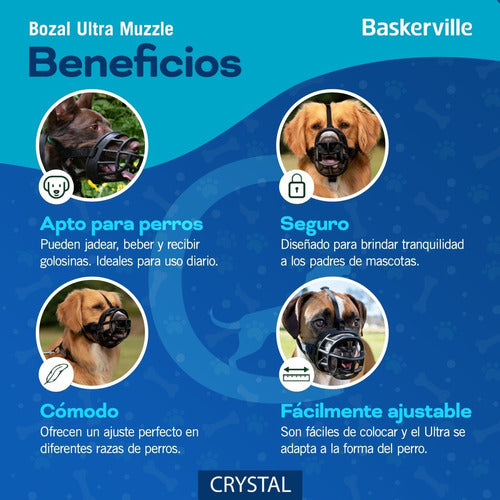 Baskerville Ultra Muzzle Perro Talle 3 5