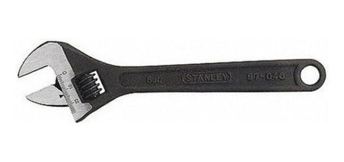 Llave Francesa Negra Fosfatada 87-048la Stanley 87-048la 0