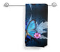 ~? Dujiea Blue Butterfly Flower Toallas Para Platos De Cocin 2