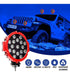 Set of 2 51W Round 17 LED 4x4 Auxiliary Projector Lights 1