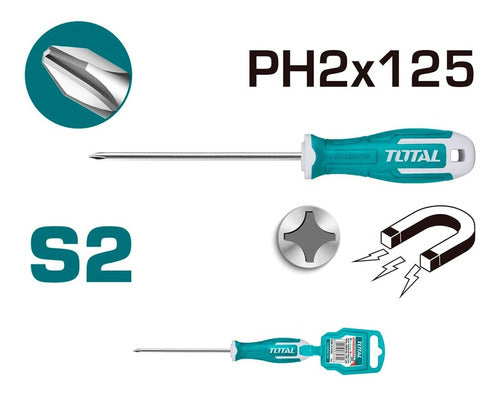 Total Phillips Screwdriver 6 Mm X 125Mm Tht26ph2125 4