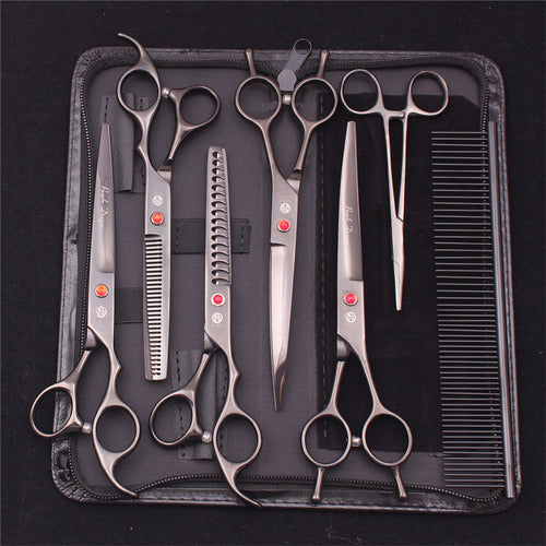 Conjunto De Beleza Purple Dragon Pet Scissors 7.0 3