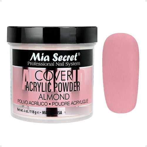 Mia Secret Cover Almond Acrylic Powder (118g) 1