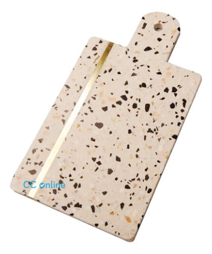 Nonfork® Terrazzo and Gold Handle Board 1