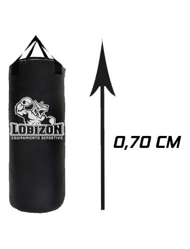 Boxing Bag 70 Cm Cordura Filled Included Kids - Lobizon 2