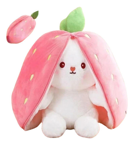 Strawberry-Carrot Kawaii Rabbit Plush Toy 0