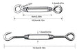 Paquete De 6 Tensores De Alambre De Tensor M4 Tensores De Ga 1