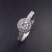 Joyas Nusyn New Solitaire Ring with Cubic Zirconia in 925 Silver 5