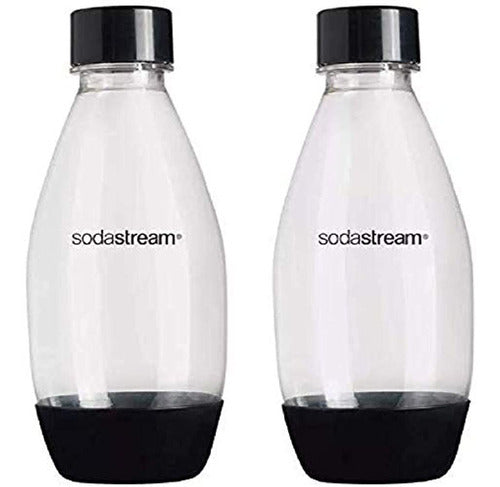 SodaStream Source Carbonating Bottles Twin Pack 0.5 L Black 0