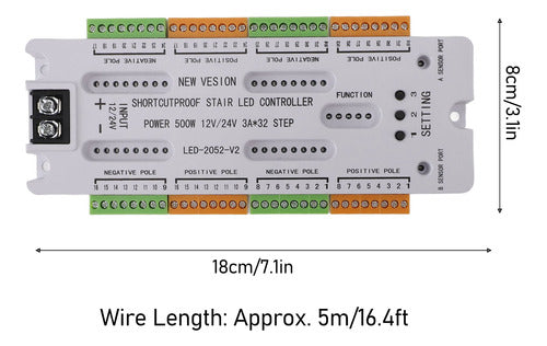 Sensor De Movimento Led Stair Light Controller Intelligent 5