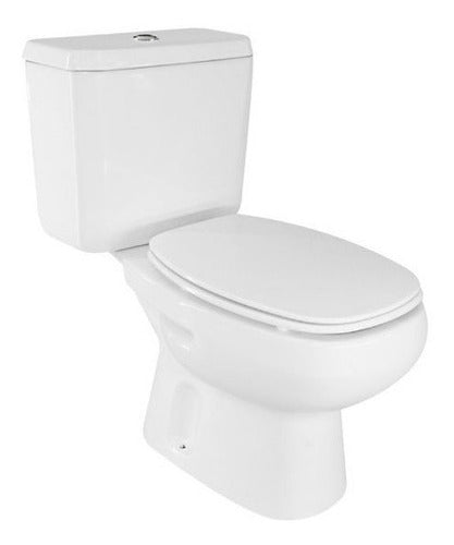 Toilet Seat White Wood with Nylon Hardware Monaco 2