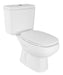 Toilet Seat White Wood with Nylon Hardware Monaco 2