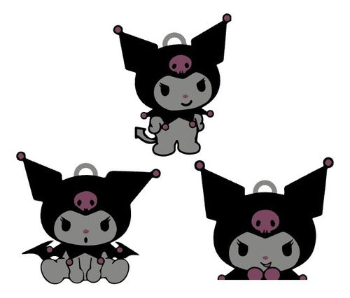 Llavero Souvenir Sanrio / Hello Kitty / Kuromi 3d X 25u 0