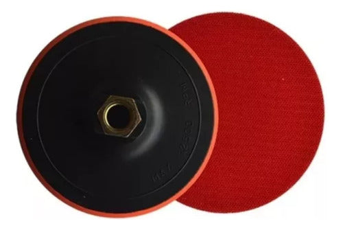 Velcro Backing Disc Drill Grinder Plate 125mm Ruhlmann 3