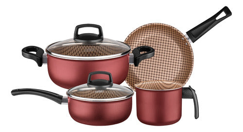 MTA Flora Cooking Set - 4 Pieces Teflon 0