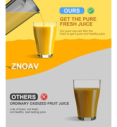 ZNOAV Juicer Machine, 600W Juicer with 3.5-Inch Feed Canal 5