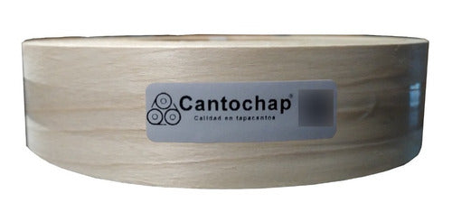 CantoChap Tapacanto Chapa Madera Guatambu 50 Mm X 50 M Preencolado 0