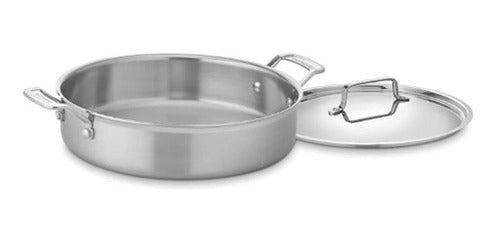 Cuisinart Cooking MCP55-30N Multiclad Pro Stainless Steel 5-1/2 Quart Saucepan with Lid 0