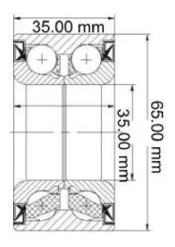 Rodax / Tormax Kit X4 Front and Rear Bearings for Renault 9 / 11 (up to '95) 1