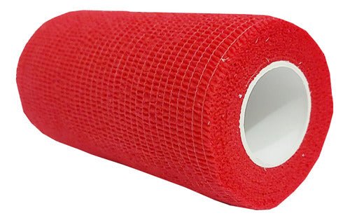 Vendas Semi Elaticas Adhesivas 10cm X 5mts Roja - Menpi 0