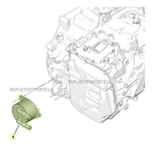 CITROËN Enfriador Aceite Orig Caja Automatica C4 Picaso AT6 2