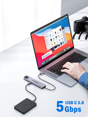 Estacin De Acoplamiento Usb C, Mkighub 11 En 1 Usb C Hub Ada 7