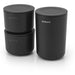 Set X 3 Recipientes De Tocador Brabantia Apilables Dark Grey 2