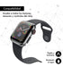 Genérica Black Rigid Acrylic Protector Compatible with Apple Watch 7