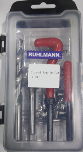 Ruhlmann Kit De Insertos 10x1.50 Reparador De Roscas Con Mecha Macho 4