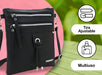 Adjustable Eco Leather Anti-Theft Organizer Crossbody Bag 27