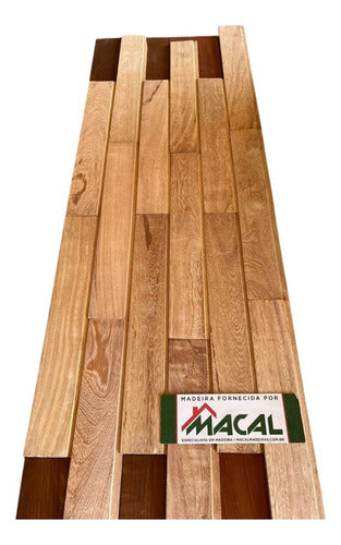 Forro De Madeira Angelim Extra 10cm - 5,28m2- Peças De 80 Cm 1