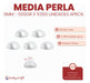 Media Perla - 6mm White x 500g - Half Kilo 1