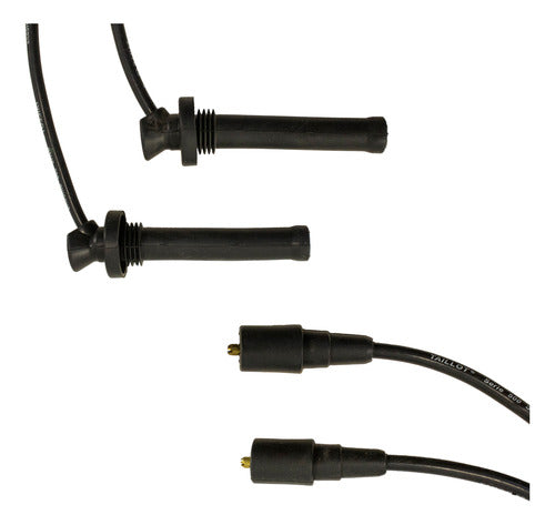 Kit 2 Ignition Coils + Spark Plug Cable Chery Tiggo 2014/ 1.6 Dvvt 1