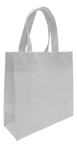 Cien Watts de Ideas Eco White Bag 25x25x9 With Handles X 10 Units 1