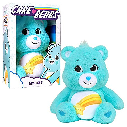 Care Bears - 14" Plush - Wish Bear - Soft and Cuddly Material! 0