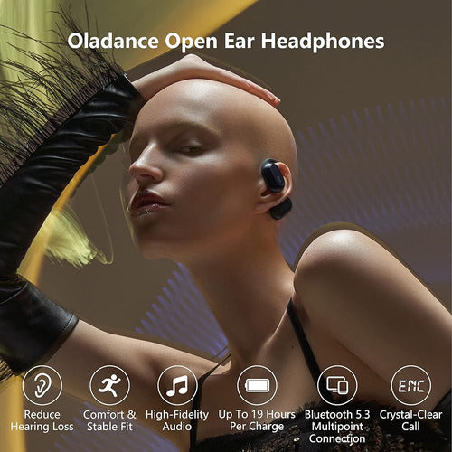 Oladance OWS2 Open Ear Headphones Multipoint Bluetooth 5.3 1