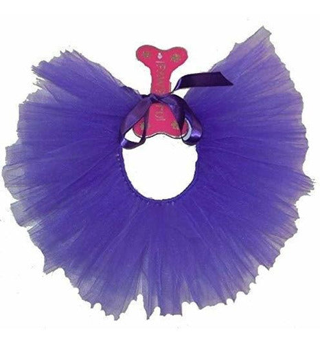 Leg Avenue Tutu De Malla Purpura Artesanal Para Perros 0