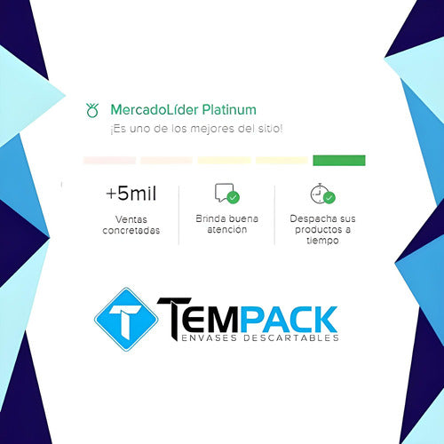 Tempack Cintas Adhesiva Embalar 24x50 Transparente X 1 Rollo 7